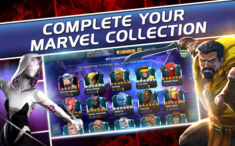 Marvel Contest of Champions mod players
